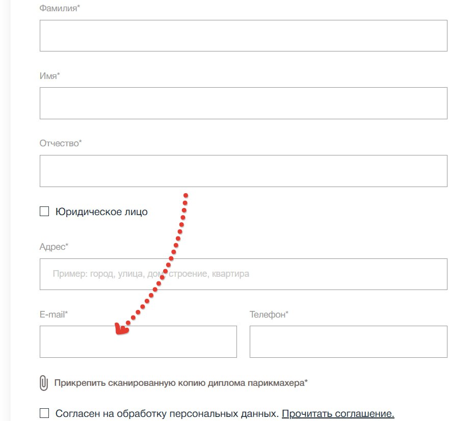 под логином и паролем, который указали при регистрации...