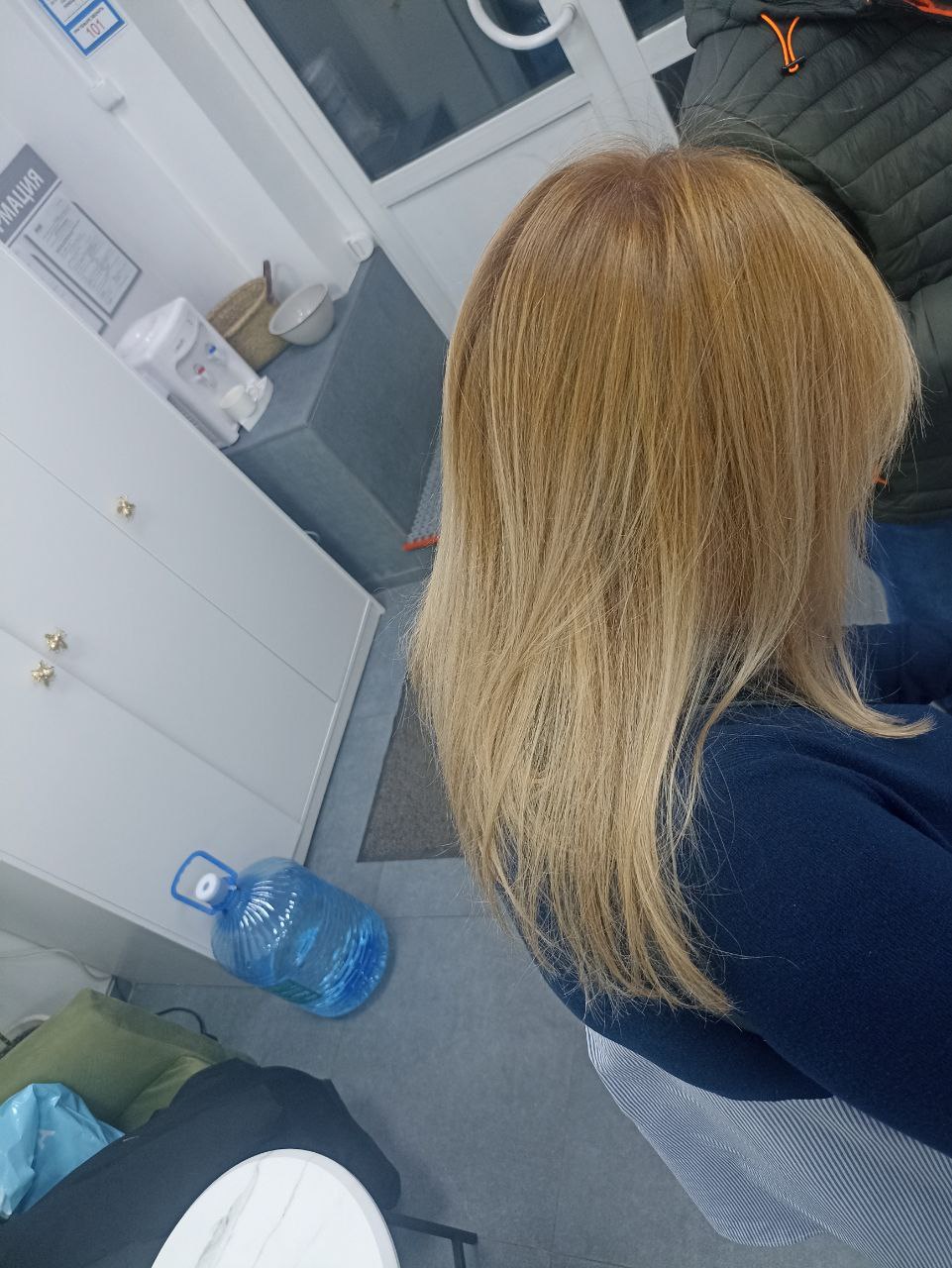Делала на эмбиент с флюидом и с баней цветовой на уровень выше желаемого пигмент фо добавить. Мне нравится...