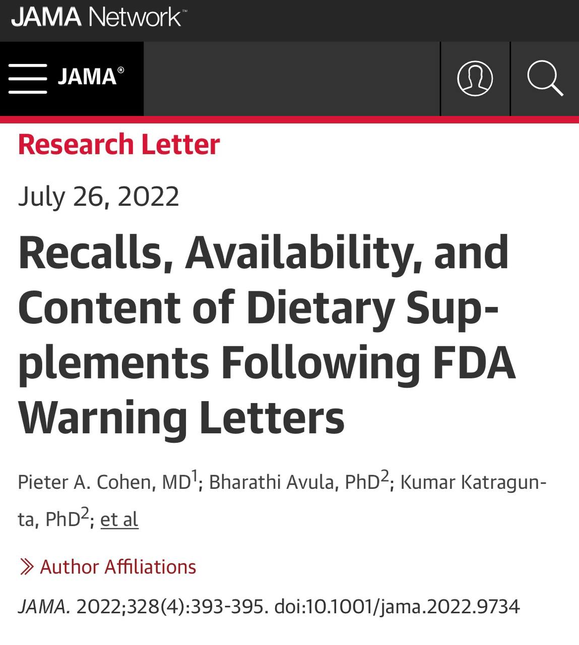 Производители БАДОВ не выполняют и игнорируют предупреждения FDA.

Некоторые БАДЫ фальсифицированы новыми...