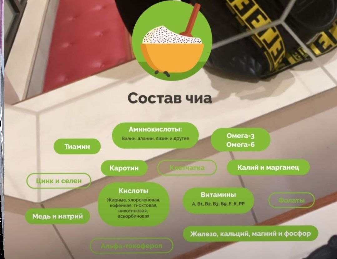 Состав чиа принесла))...